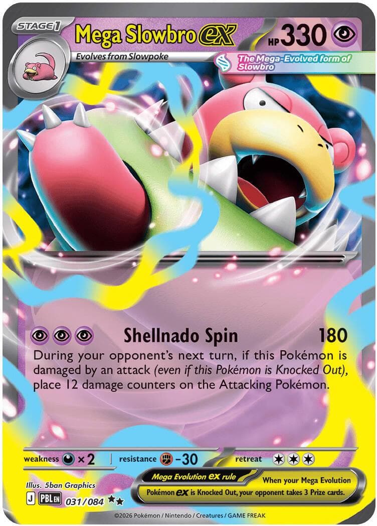 Mega Slowbro ex #31 — Pokemon Pitch Black