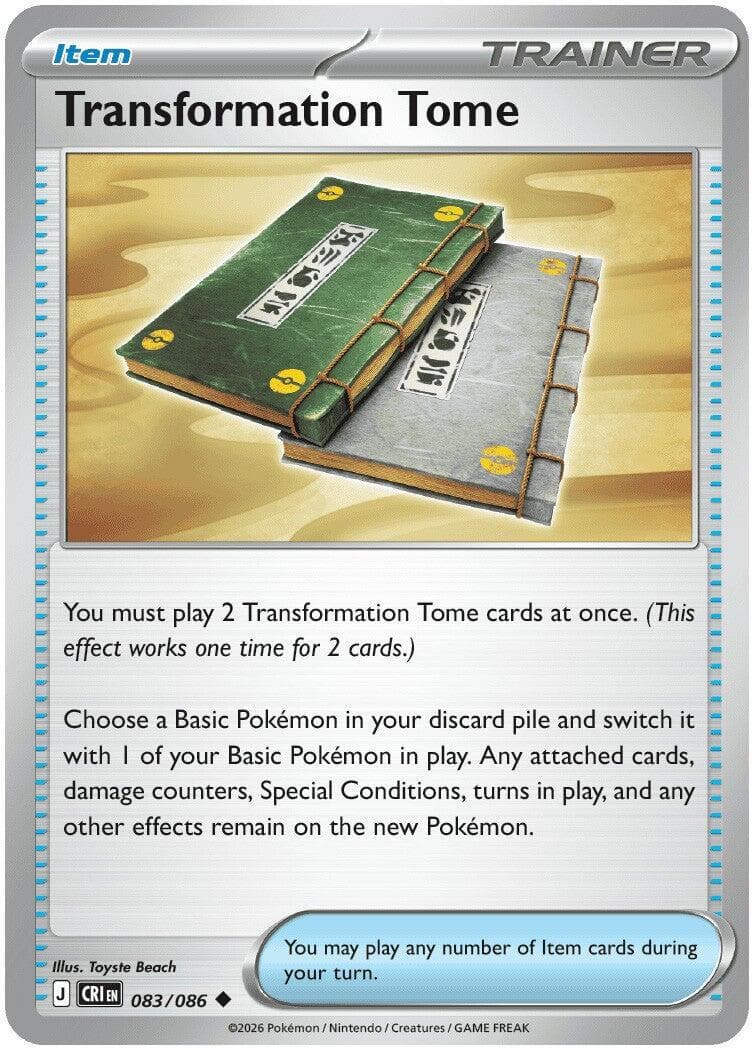 Transformation Tome #83 — Pokemon Chaos Rising