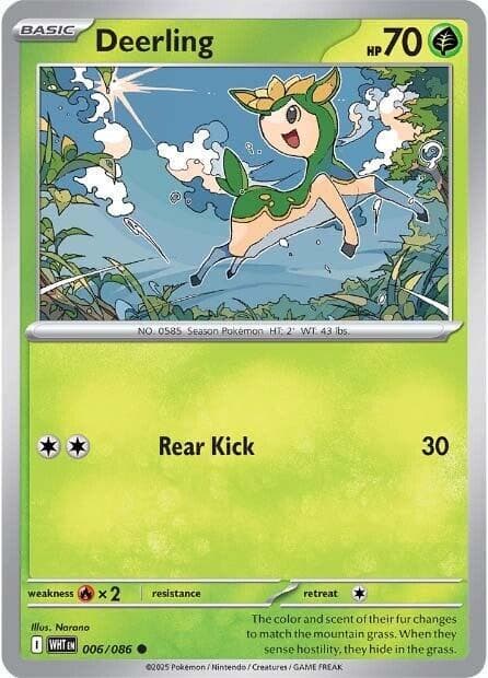 Deerling #6 — Pokemon White Flare