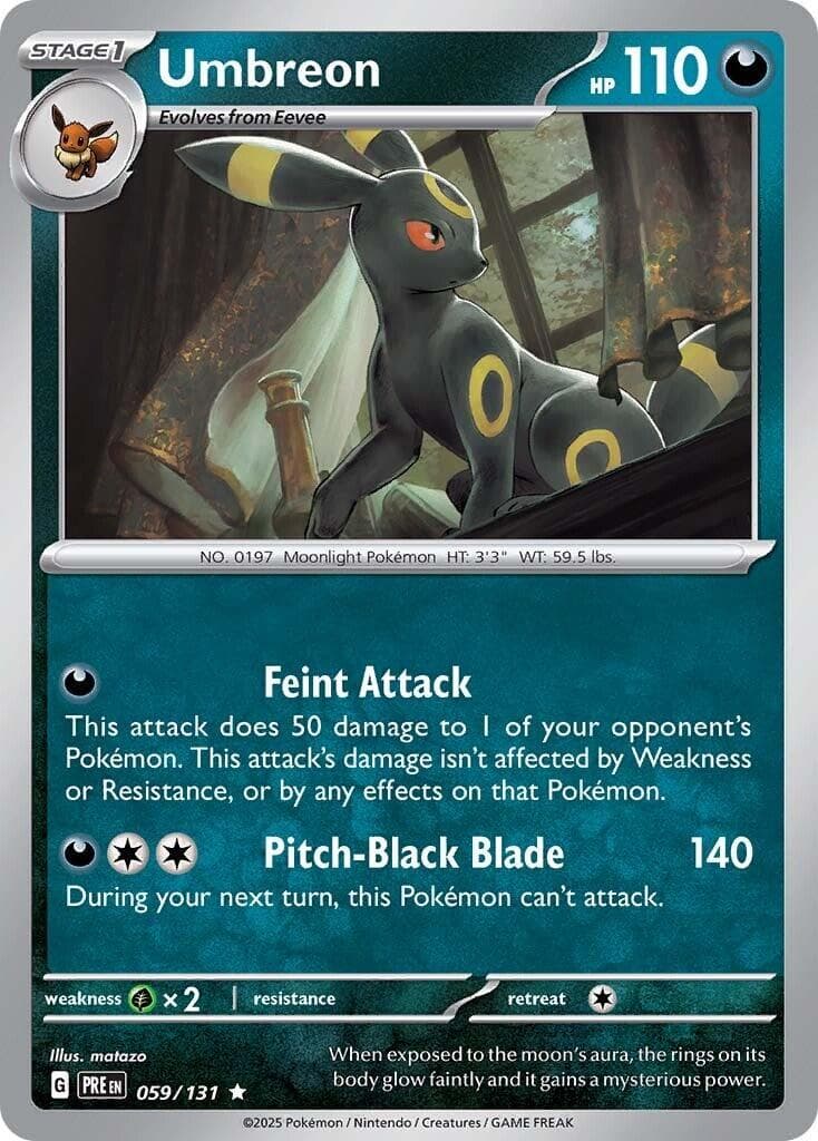 Umbreon #59 — Pokemon Prismatic Evolutions