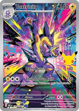 Toxtricity #134 — Pokemon 30th Celebration