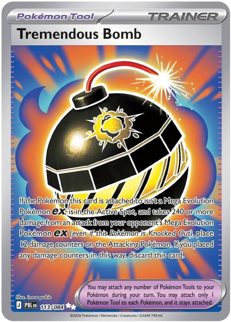 Tremendous Bomb #113 — Pokemon Pitch Black