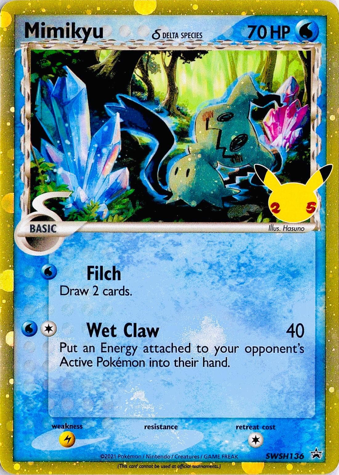 Mimikyu #SWSH136 — Pokemon Celebrations