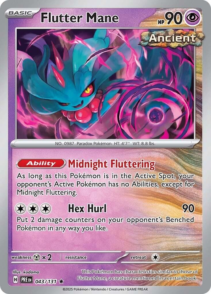 Flutter Mane #43 — Pokemon Prismatic Evolutions