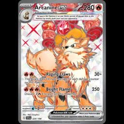 Arcanine EX #141 — Pokemon Chinese CSV3C