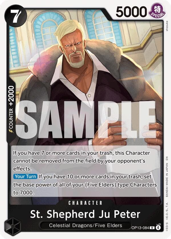 St. Shepherd Ju Peter OP13-084 — One Piece Carrying on His Will