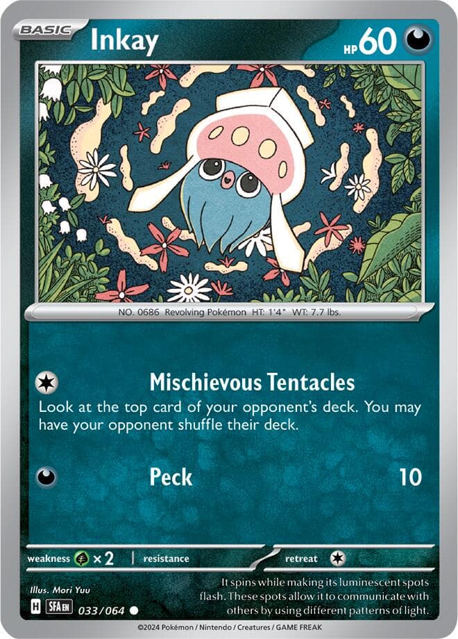 Inkay #33 — Pokemon Shrouded Fable