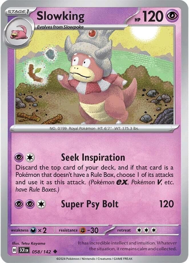 Slowking #58 — Pokemon Stellar Crown